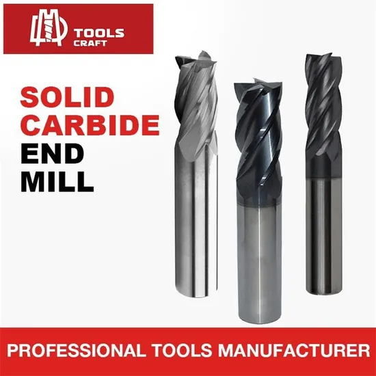 Endmill High Speed Steel Milling Cutter Solid Carbide 4 Flute Square Flat Ball Nose HSS End Mill for Metal Aluminum CNC Machine HRC60 Cutting Tool